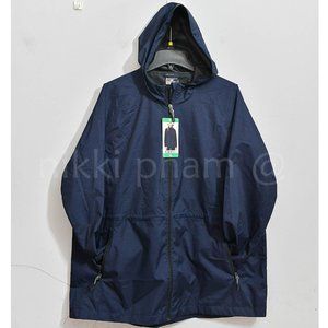 32 Degrees Cool ladies Short Anorak Hooded Jacket in BLUE navy